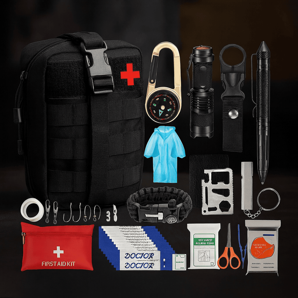 OUTLASTS EMERGENCY SURVIVAL & FIRST AID KIT
