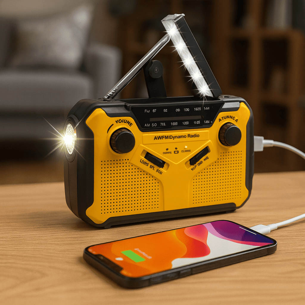 OUTLASTS SOLAR EMERGENCY RADIO POWER BANK