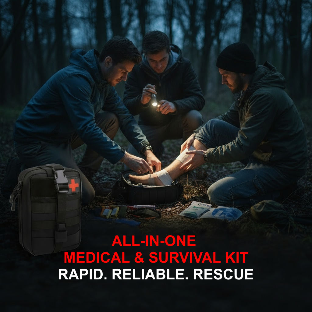 EMERGENCY SURVIVAL & FIRST AID KIT