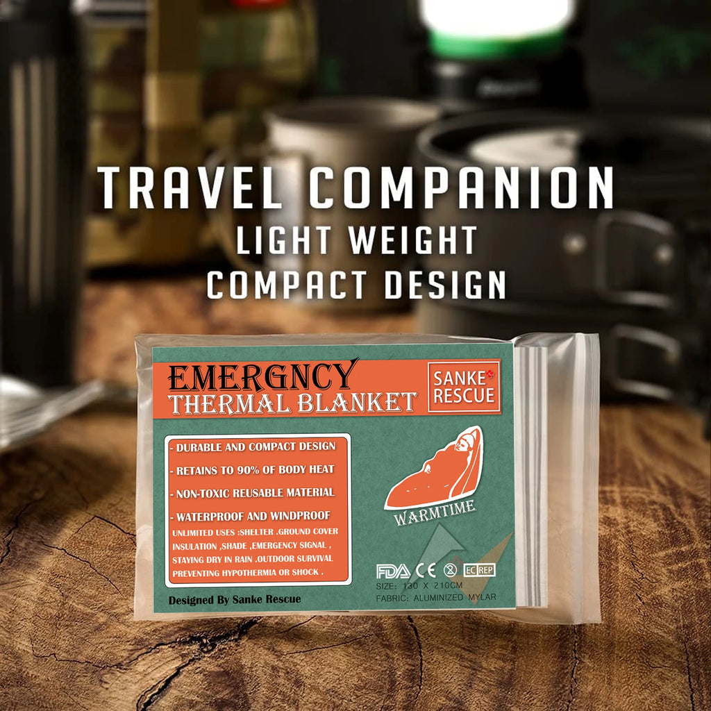 OUTLASTS EMERGENCY MYLAR THERMAL BLANKETS (4-Pack)