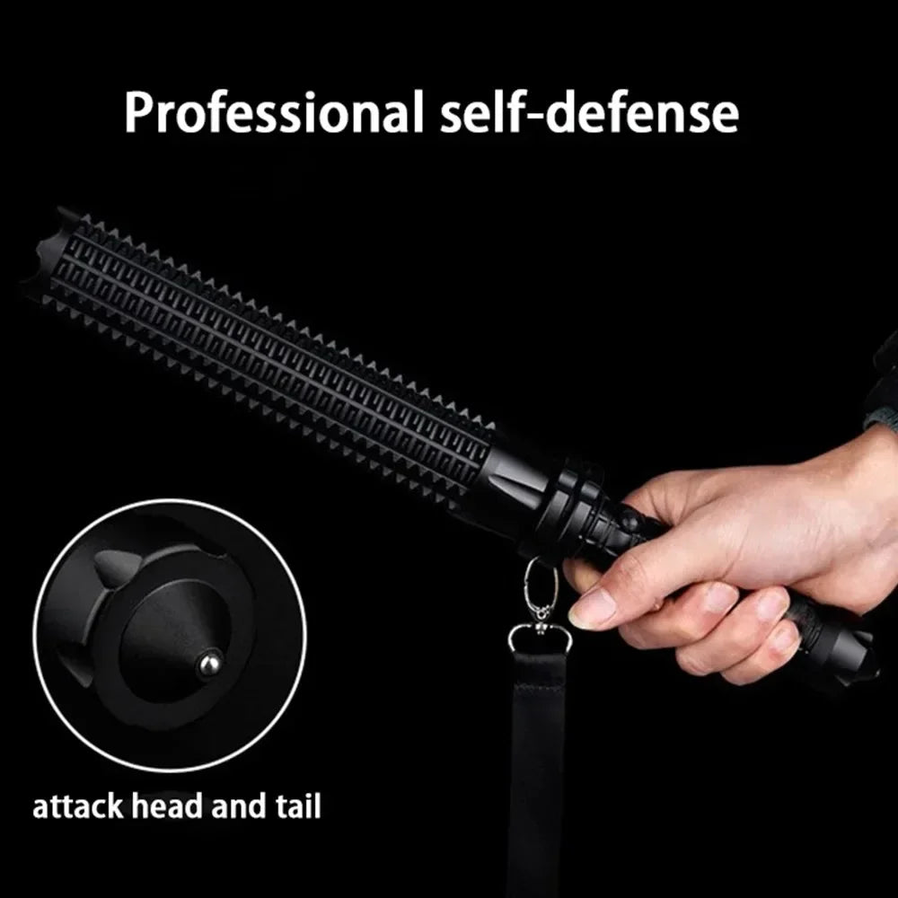 Tactical Flashlight & Self-Defense Baton
