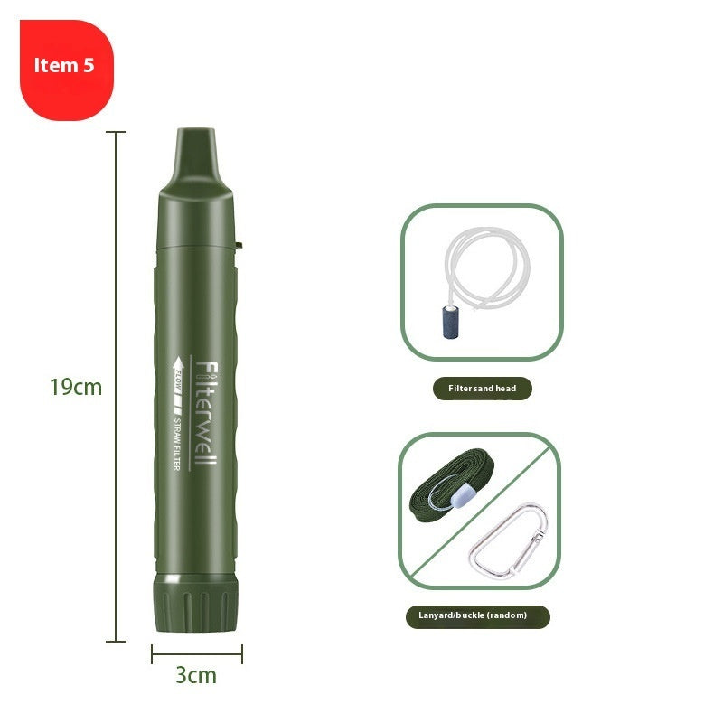 OUTLASTS PORTABLE WATER STRAW FILTER